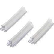 BRADY Label Holder, 1.18in W, Pack of 500 Each, Clear PVC, 500PK DMC-1.3/3-30